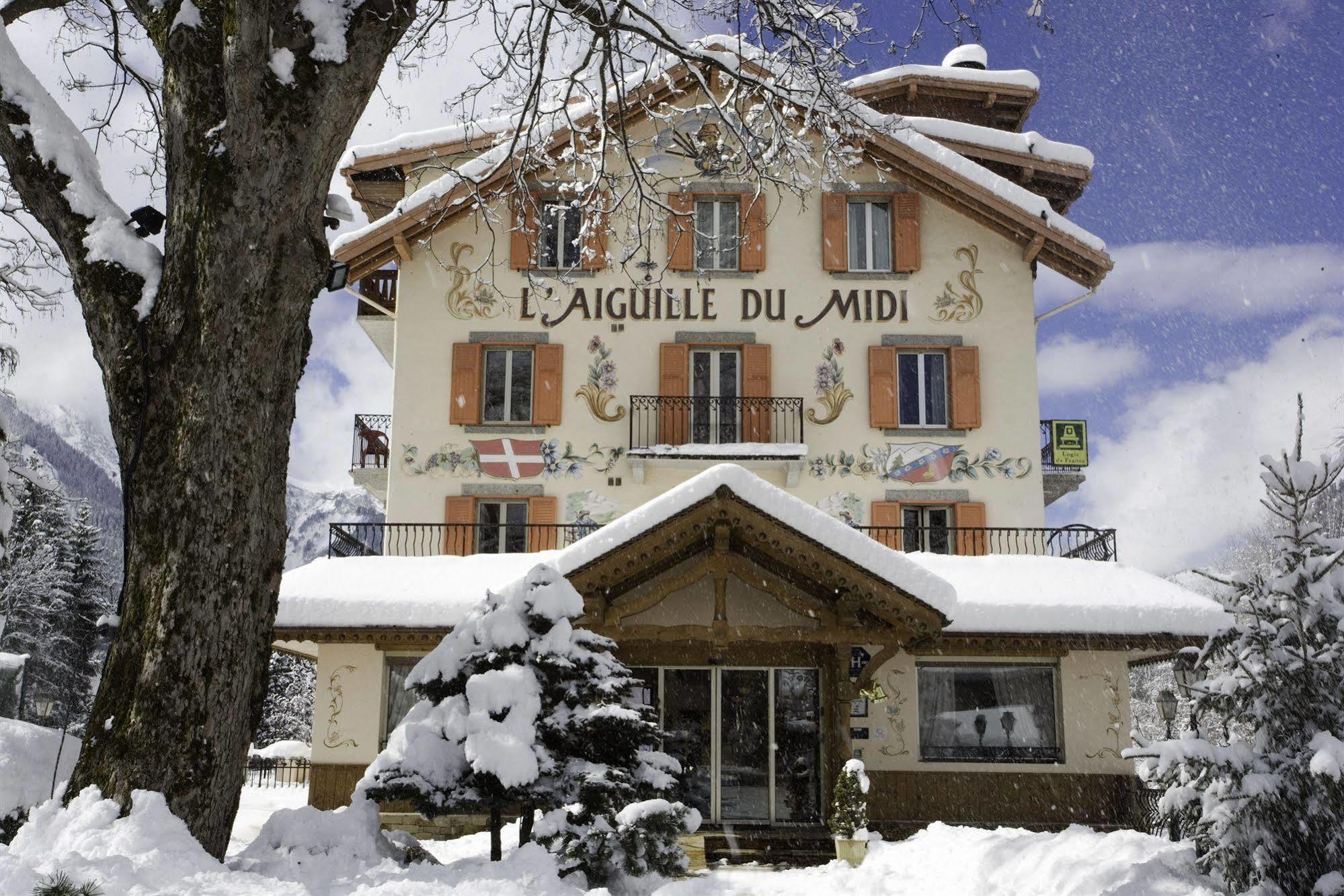 Aiguille Du Midi - Hotel & Restaurant Chamonix Exteriör bild